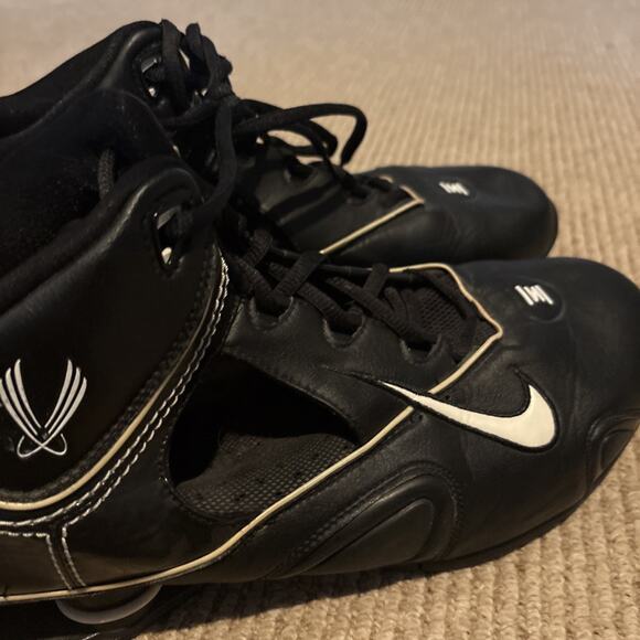 Nike Vince Carter Air FLIGHT SHOX TRAINERS US13 Black White main image 10